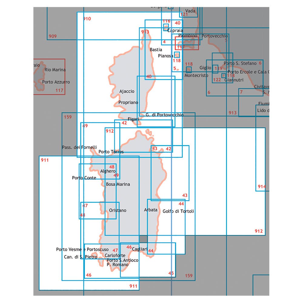 Купить Istituto idrografico 100043 Olbia-Capo Di Monte Santu Морские карты Бесцветный 7ft.ru в интернет магазине Семь Футов