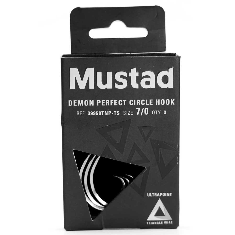 Купить Mustad 965573 39950 TNP Demon Perdect Circle Triangle Point Крюк Серебристый Tennese Shad 7/0  7ft.ru в интернет магазине Семь Футов