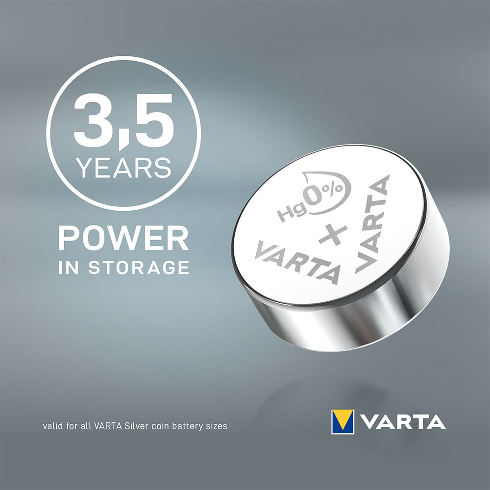 Купить Varta 0379101111 1 Chron V 379 Аккумуляторы Серебристый Silver 7ft.ru в интернет магазине Семь Футов
