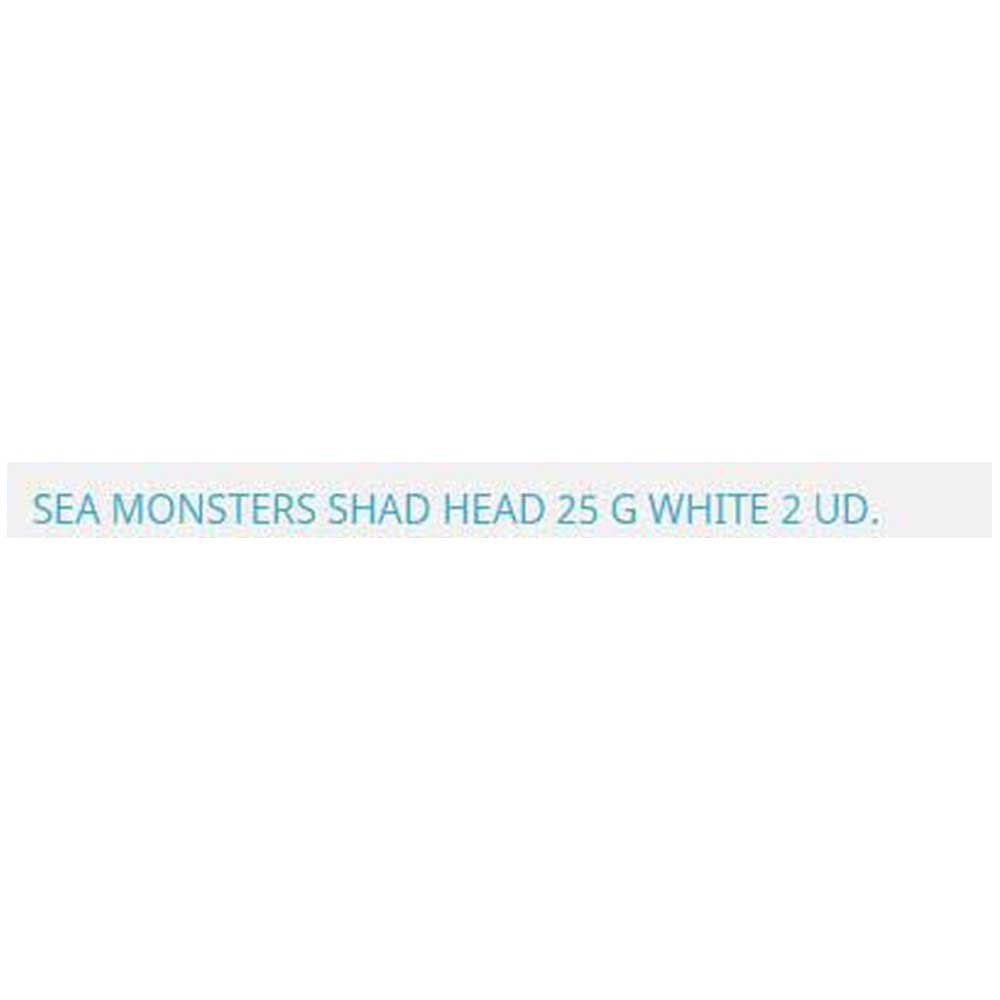 Купить Sea monsters SMSH48W Shad Джиг-голова Белая  White 48 g  7ft.ru в интернет магазине Семь Футов