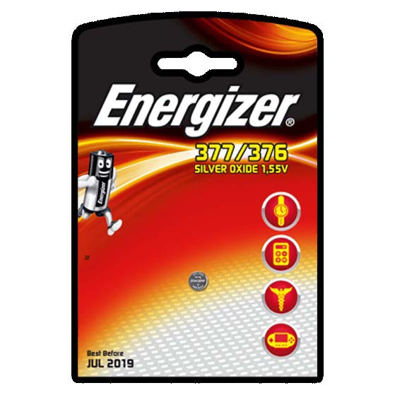 Купить Energizer ENER376MBL1 Кнопка Батарея 376/377 Серый Silver 376 / 377  7ft.ru в интернет магазине Семь Футов