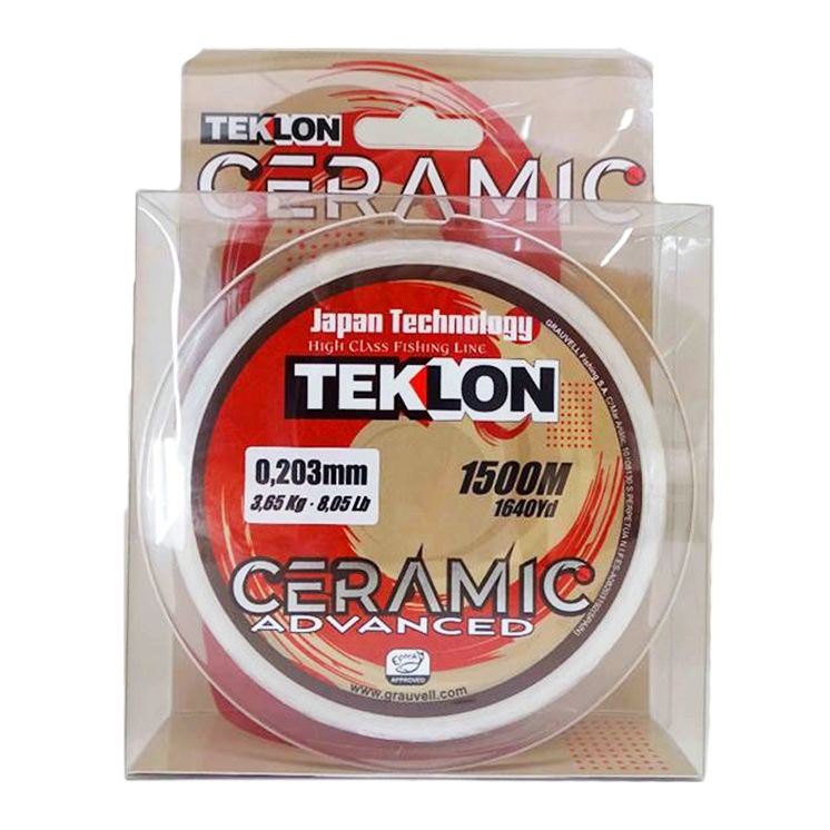 Купить Teklon 1700000005058 Ceramic Advanced Монофиламент 1500 M Бесцветный Clear 0.309 mm  7ft.ru в интернет магазине Семь Футов