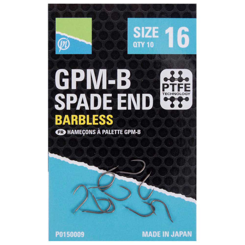 Купить Preston innovations P0150009 GPM-B Babless Зубчатый Крюк Серый Black Nickel 16  7ft.ru в интернет магазине Семь Футов