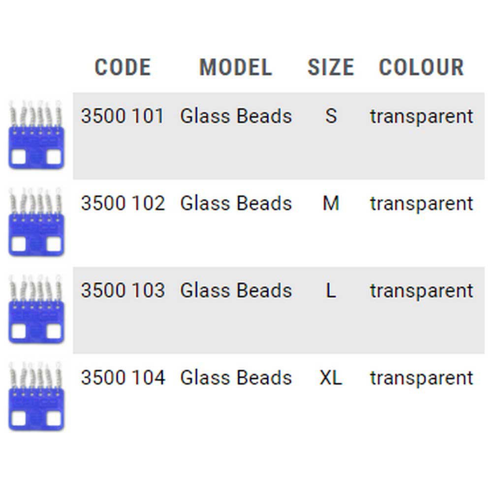 Купить Zebco 3500103 Glass Бусины Бесцветный  Transparent L  7ft.ru в интернет магазине Семь Футов