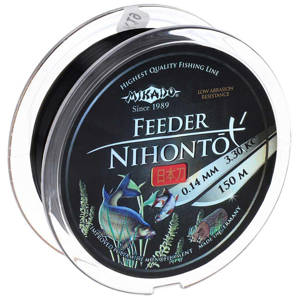 Купить Mikado ZNF-014 Nihonto Feeder Мононить 150 м Черный Black 0.140 mm  7ft.ru в интернет магазине Семь Футов