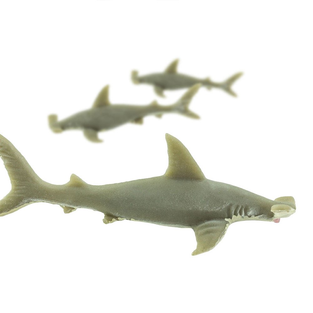 Купить Safari ltd S100170 Hammerhead Shark Good Luck Minis Фигура Зеленый Grey From 3 Years  7ft.ru в интернет магазине Семь Футов