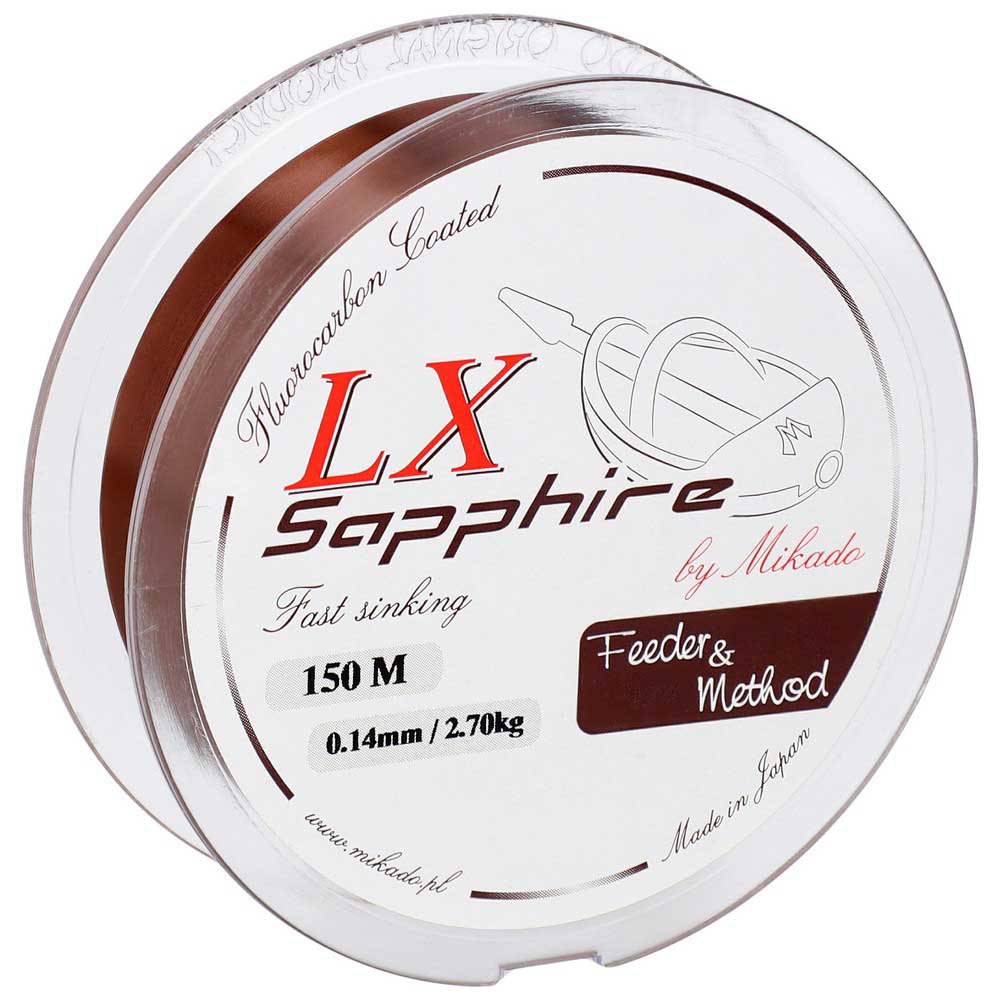 Купить Mikado ZLXFM-020 LX Sapphire Feeder&Method Мононить 150 м Коричневый Brown 0.200 mm  7ft.ru в интернет магазине Семь Футов