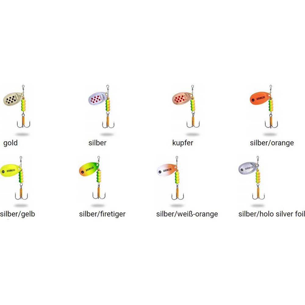 Купить Zebco 3124304 Trophy Z-Blade Ложка 9g Многоцветный Silver / Orange 7ft.ru в интернет магазине Семь Футов