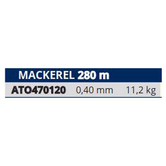 Купить Tortue ATO470120 Mackerel Мононить 280 M Бесцветный Clear 0.400 mm  7ft.ru в интернет магазине Семь Футов