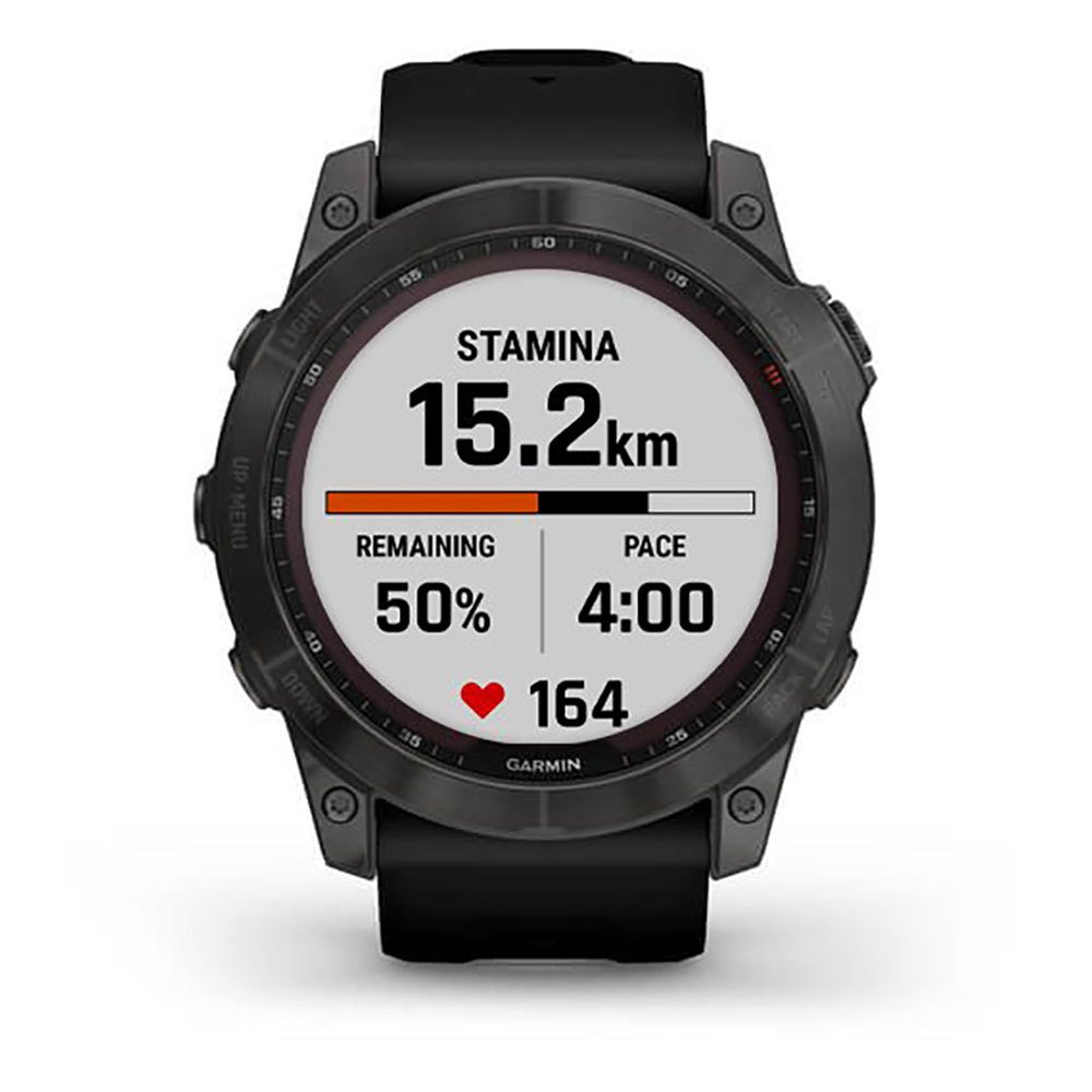 Купить Garmin 010-02541-11 Fenix 7X Sapphire Solar Часы Черный  Carbon Grey DLC Titanium / Black 7ft.ru в интернет магазине Семь Футов