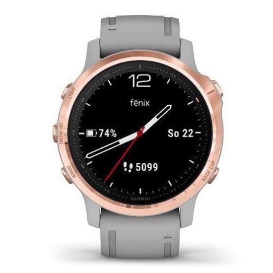 Купить Garmin 010-02159-21 Fenix 6S Sapphire Часы Серый  Grey / Rose Gold 7ft.ru в интернет магазине Семь Футов