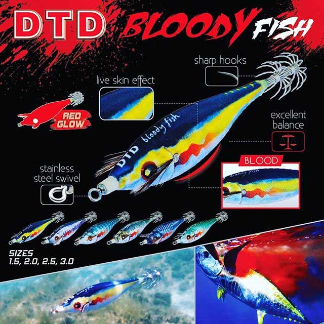 Купить DTD 10834-BO Bloody Fish 2.5 Кальмар 70 Mm 9.9g Многоцветный Bonito 7ft.ru в интернет магазине Семь Футов