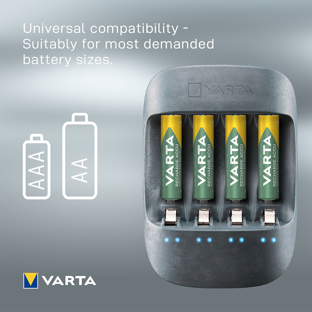 Купить Varta 38645 Eco 4 AAA Micro 800mAh Зарядное Устройство Для Аккумуляторов Черный Black 7ft.ru в интернет магазине Семь Футов