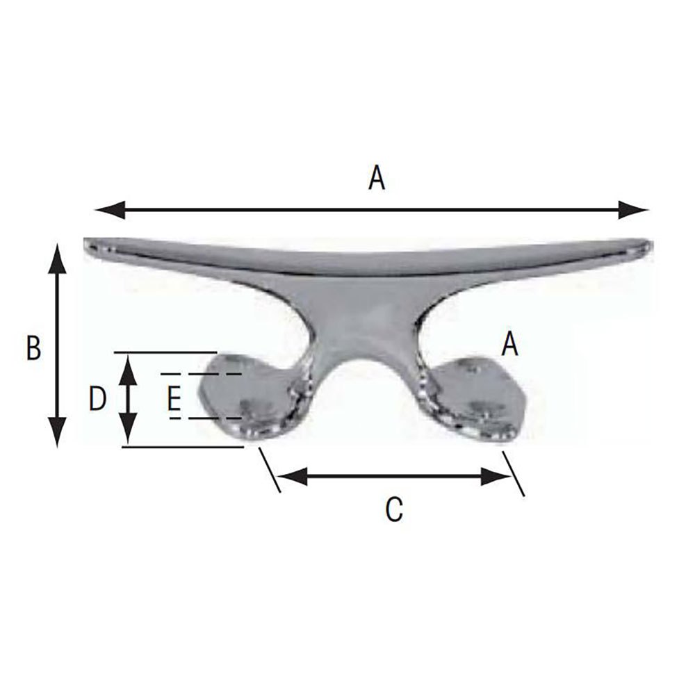 Купить Foresti & suardi 400789 Хромированный латунный винт Серебристый Silver 50 mm  7ft.ru в интернет магазине Семь Футов