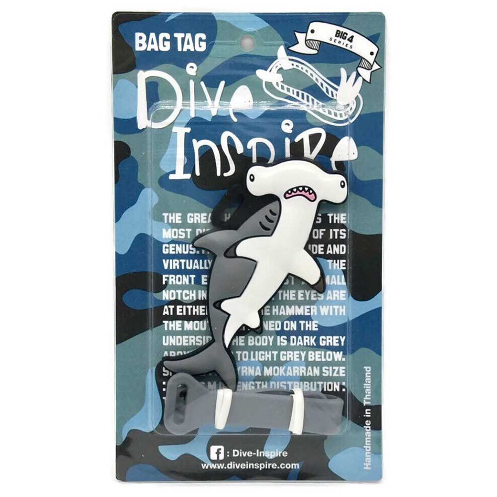 Купить Dive inspire BT-010 Брелок для ключей Mocha Hammerhead Shark Белая Grey / White 7ft.ru в интернет магазине Семь Футов