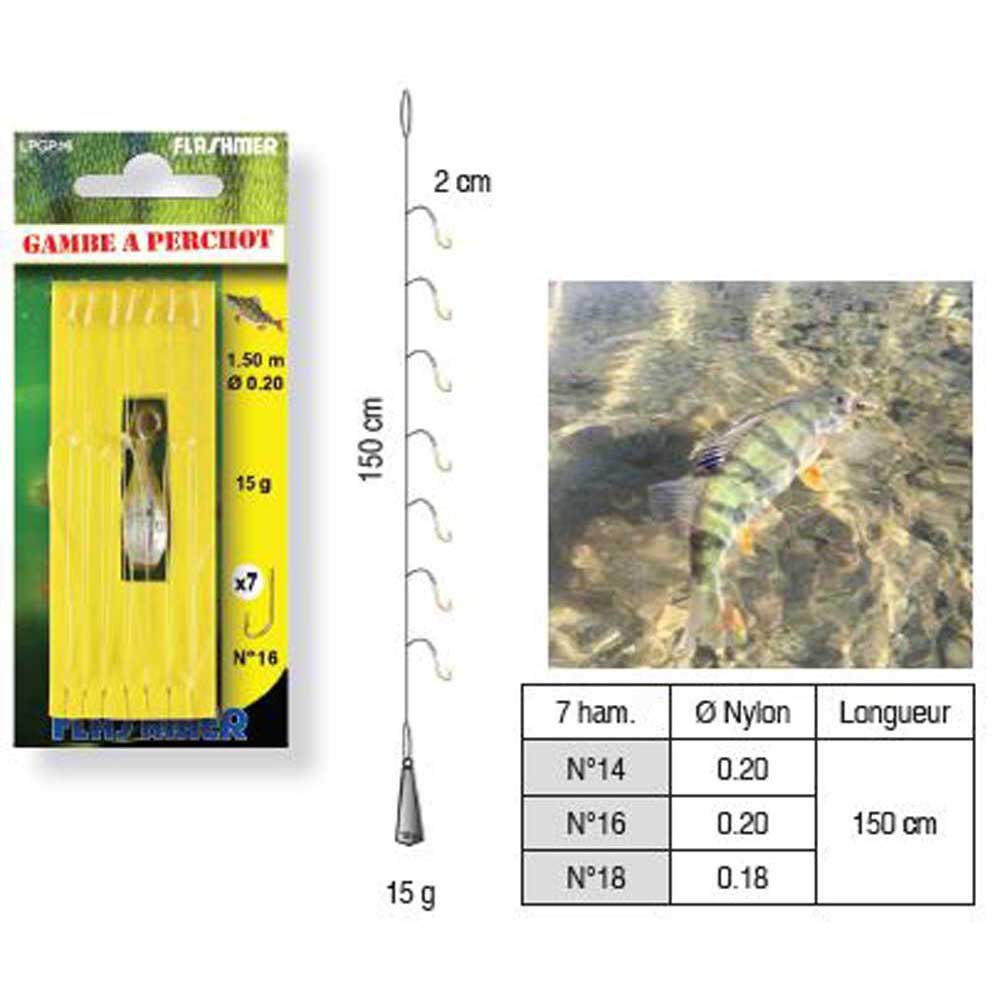 Купить Flashmer LPGP14 Gambe A Perchots Связанные Крючки Золотистый Brown 14  7ft.ru в интернет магазине Семь Футов