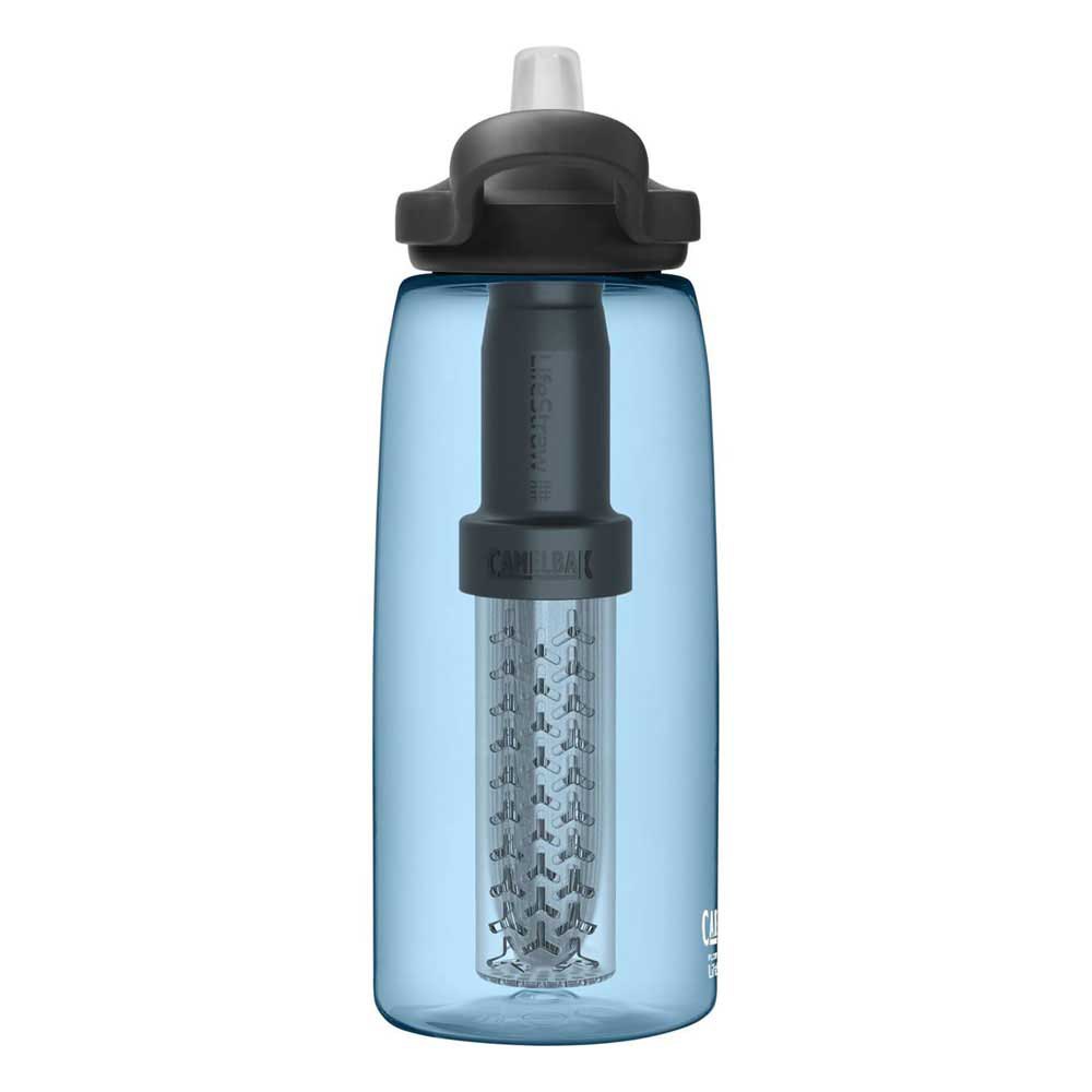 Купить Camelbak CAOHY060022B000 BLUE Eddy+ Lifestraw бутылка 1L Серебристый Blue 7ft.ru в интернет магазине Семь Футов