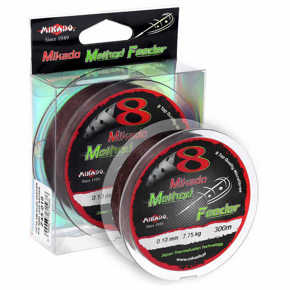 Купить Mikado Z45-014 Octa Method Feeder Плетеная леска 300 м Коричневый Brown 0.140 mm  7ft.ru в интернет магазине Семь Футов