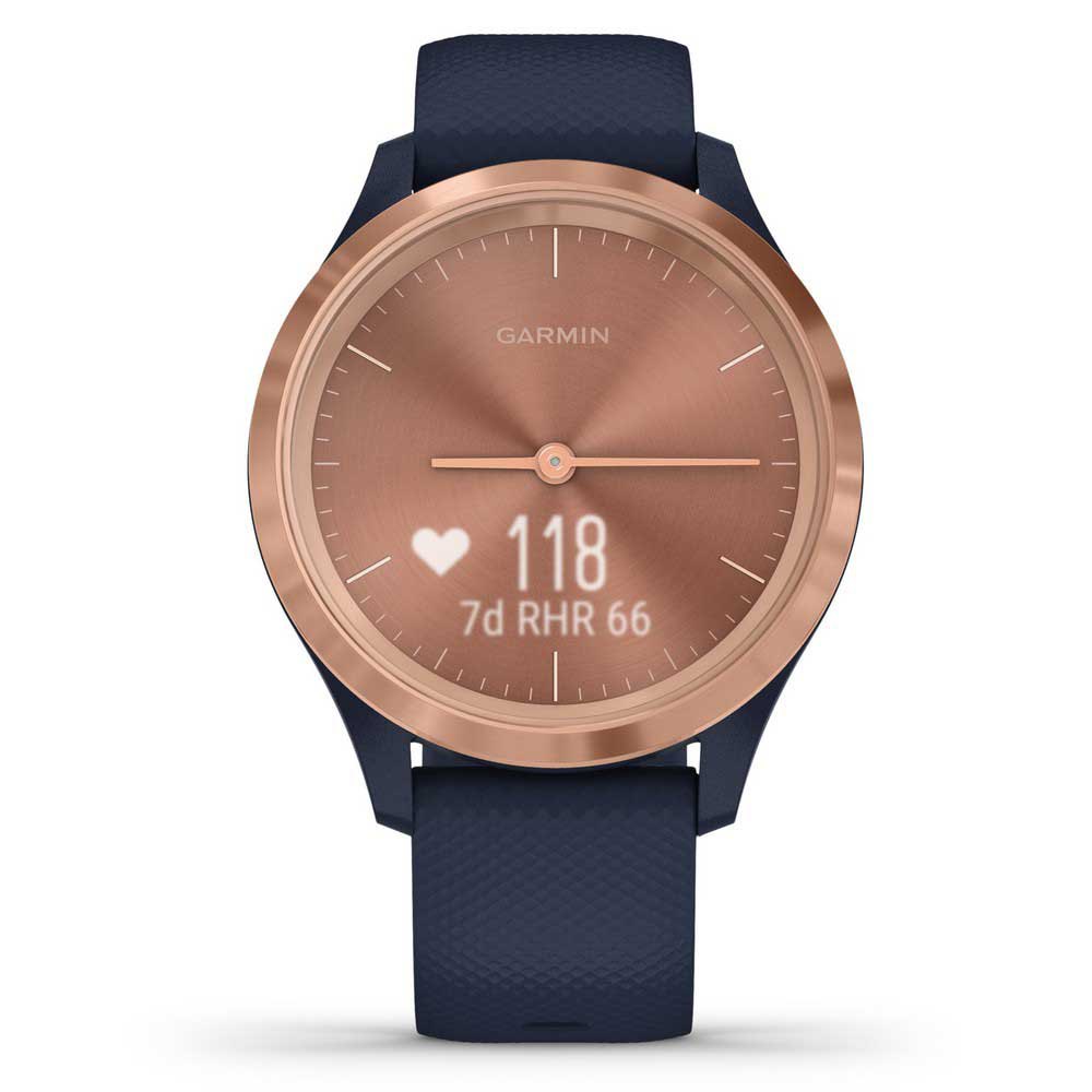 Купить Garmin 010-02238-03 Vivomove 3S Sport Часы Голубой  Rose Gold / Navy 7ft.ru в интернет магазине Семь Футов