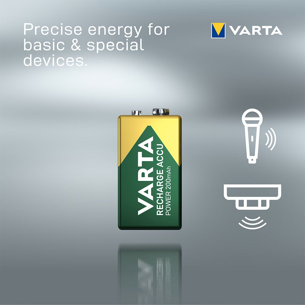 Купить Varta 38659 E Ready2Use NiMH 9V-Block 200mAh 1 E Ready2Use NiMH 9V-Block 200mAh Аккумуляторы Зеленый Green 7ft.ru в интернет магазине Семь Футов