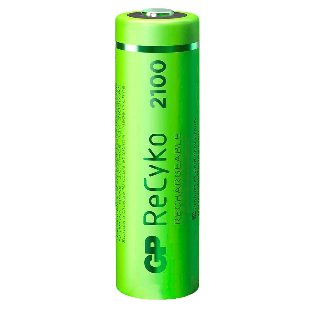 Купить Gp batteries 120210AAHCE-C4 ReCyko+NiMH AA 2100mAh Аккумуляторы Зеленый Green 7ft.ru в интернет магазине Семь Футов