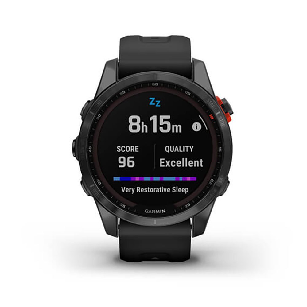 Купить Garmin 010-02539-13 Fenix 7S Solar Часы Черный  Slate Grey / Black 7ft.ru в интернет магазине Семь Футов