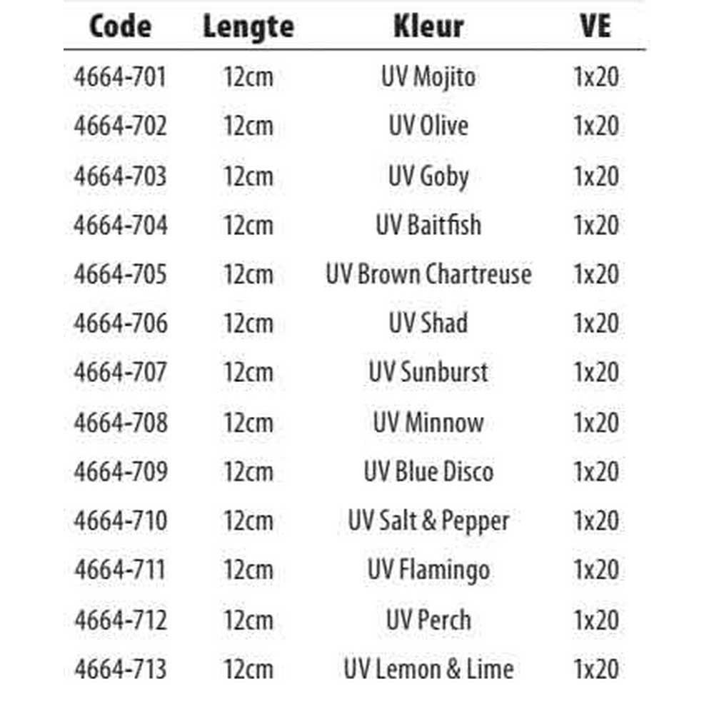 Купить SPRO 004664-00711-00000-00 Iris Popeye Мягкая приманка 120 mm Золотистый UV Flamingo 7ft.ru в интернет магазине Семь Футов