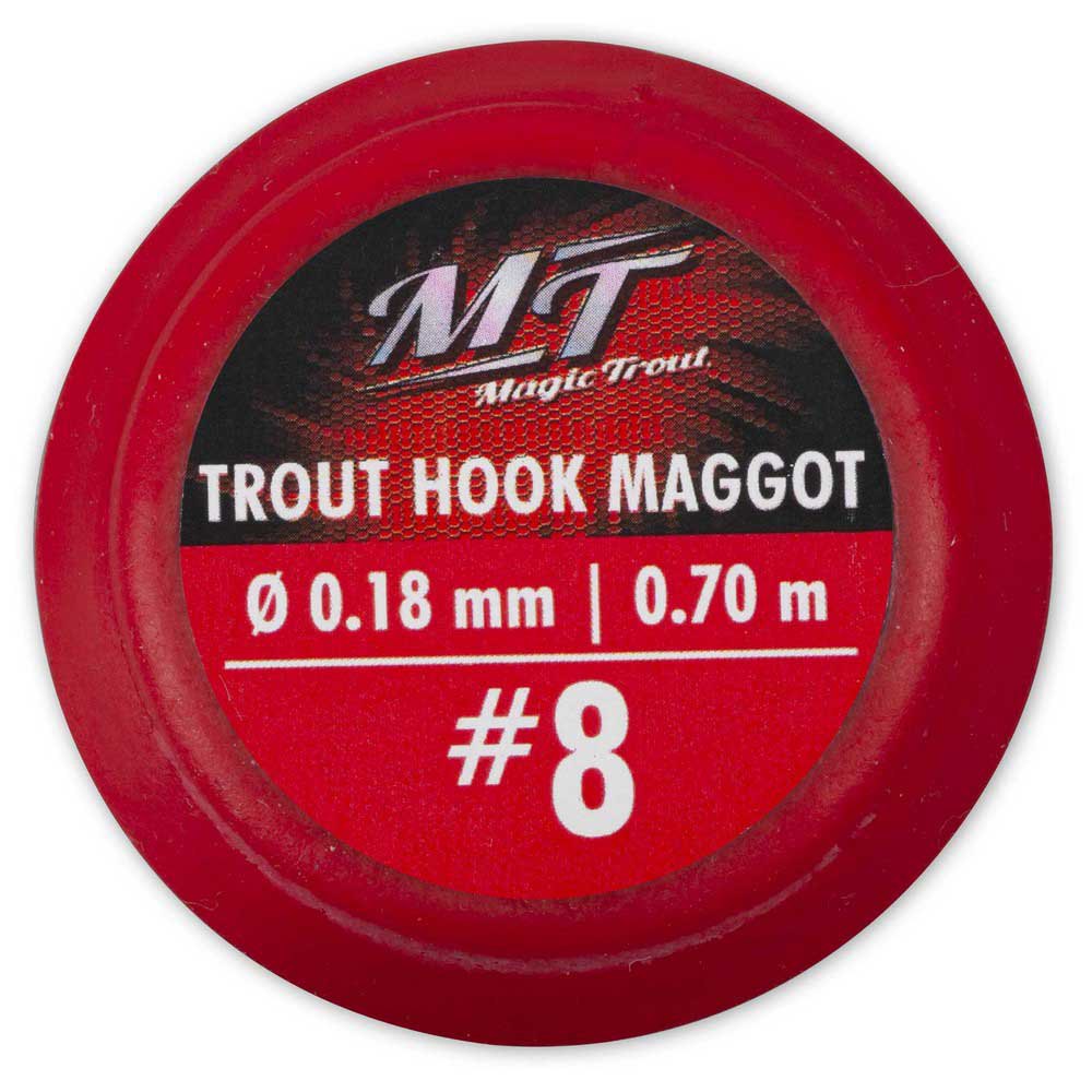 Купить Magic trout 4727103 Trout Maggot Связанные Крючки 200 см Бесцветный Silver 8  7ft.ru в интернет магазине Семь Футов