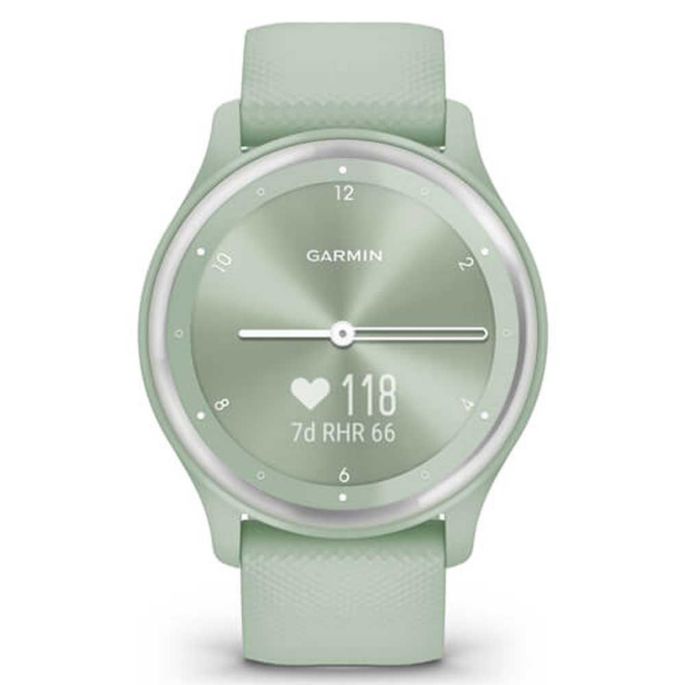 Купить Garmin 010-02566-03 Vívomove® Sport Часы Зеленый  Cool Mint / Silver 7ft.ru в интернет магазине Семь Футов