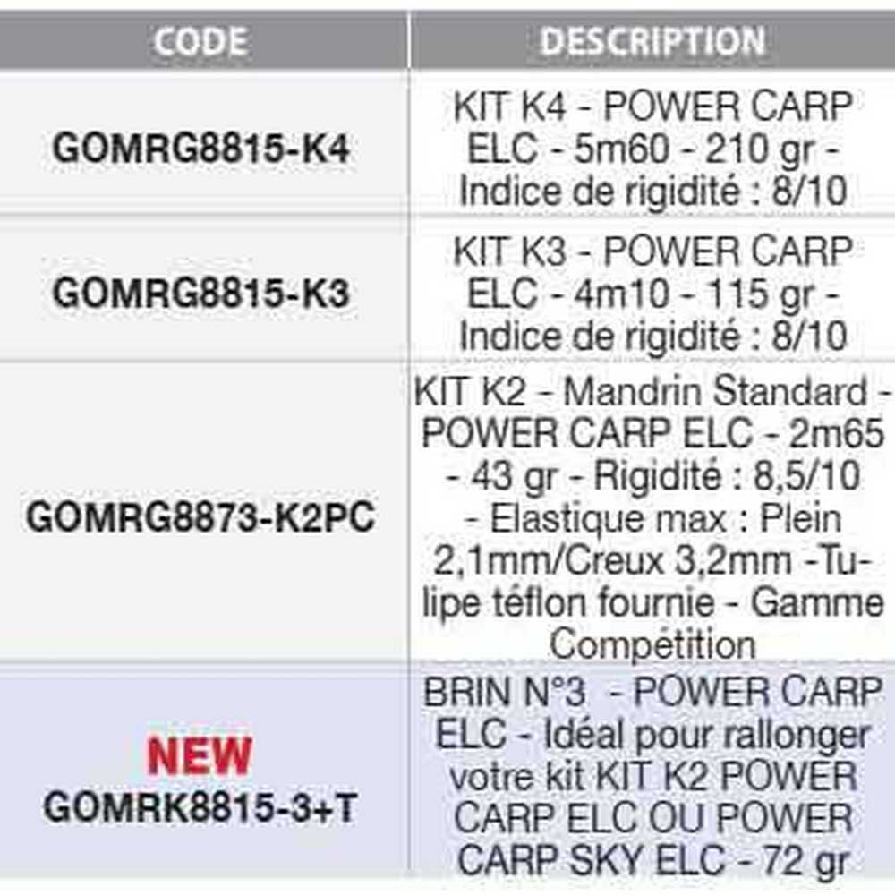 Купить Garbolino GOMRK8815-3+T K2 Power Carp Раздел 3 Серебристый Black 7ft.ru в интернет магазине Семь Футов