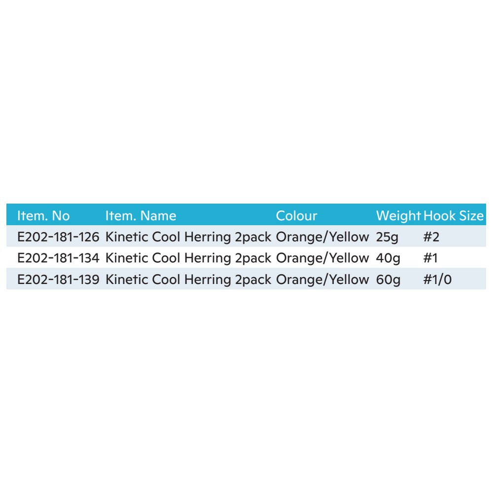 Купить Kinetic E202-181-139 Cool Herring Джиг 60g Оранжевый  Orange / Yellow 7ft.ru в интернет магазине Семь Футов