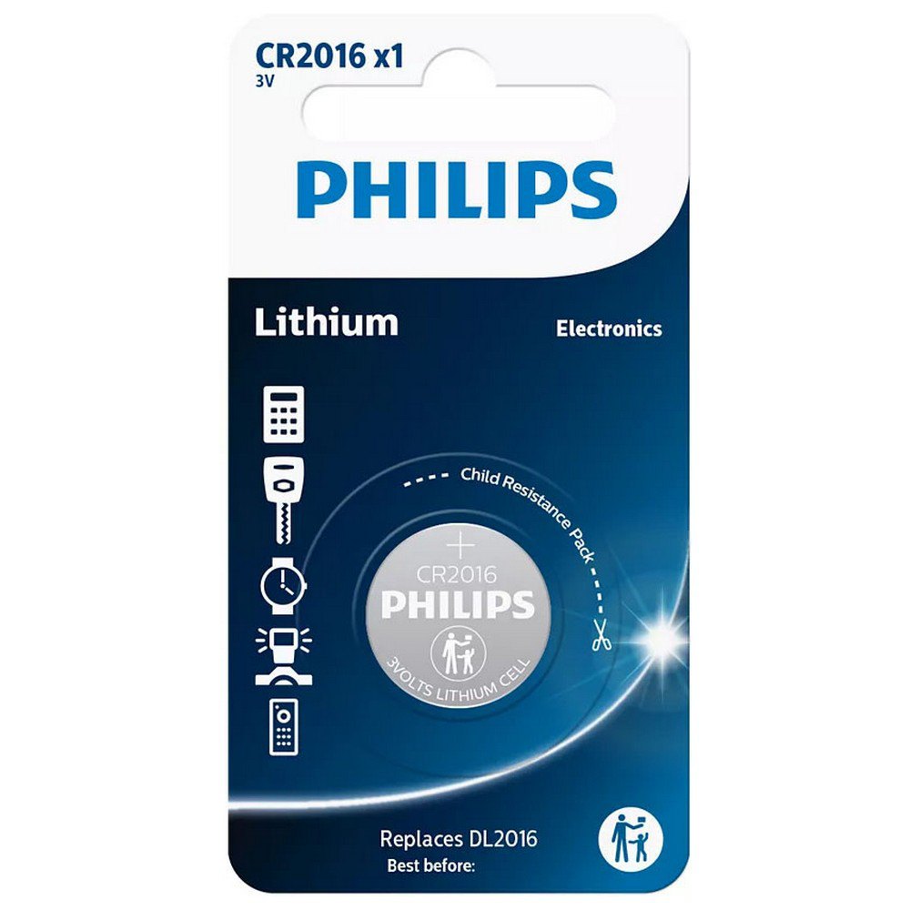 Купить Philips CR2016/01B CR2016 Аккумуляторы Серебристый Silver 7ft.ru в интернет магазине Семь Футов