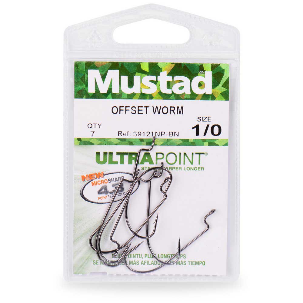 Купить Mustad 39121NP-BN-1/0-U07 Ultrapoint Sproat Jig Техасский Крюк Черный Black Nickel 1/0  7ft.ru в интернет магазине Семь Футов