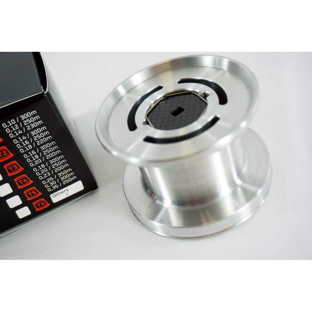 Купить MV Spools MV1-FL-T6-SILVER MV1 Прямая алюминиевая запасная шпуля Серебристый Silver T6  7ft.ru в интернет магазине Семь Футов