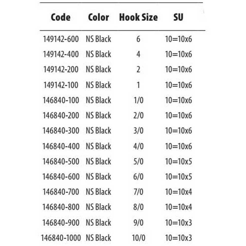 Купить Gamakatsu 149142-00600-00000-00 LS-4644 Крючки С Одним Глазком Черный Black 6  7ft.ru в интернет магазине Семь Футов