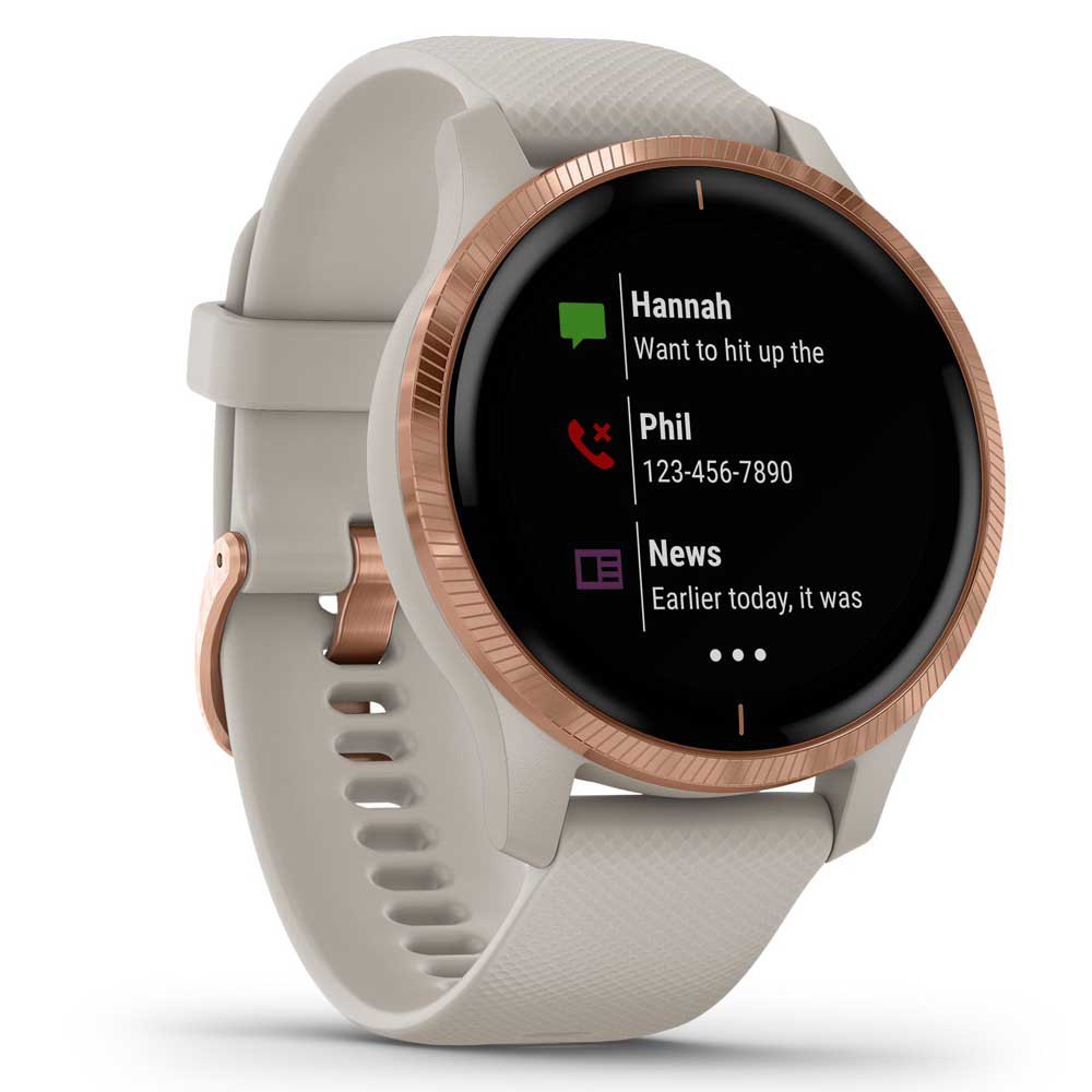 Купить Garmin 010-02173-22 Venu Часы Бежевый  Light Sand / Rose Gold 7ft.ru в интернет магазине Семь Футов