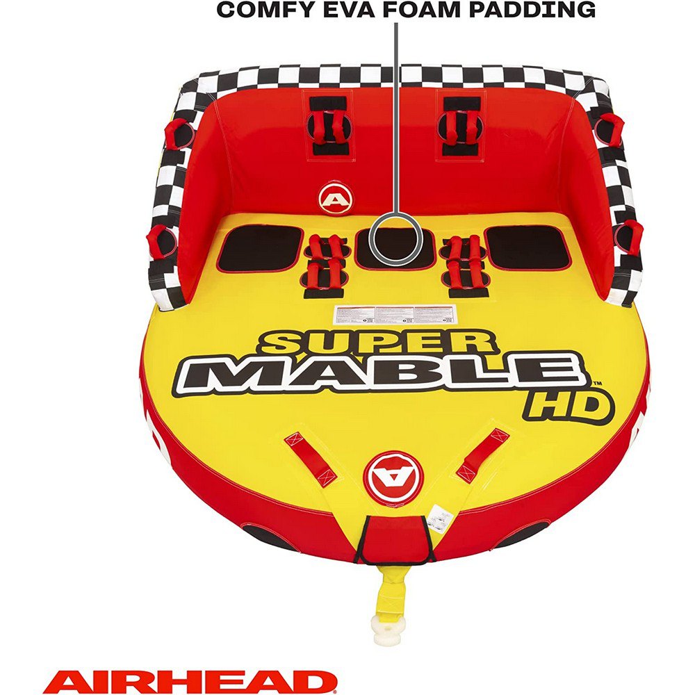 Купить Airhead 253-AHMH2225 Super Mable HD Буксируемый Желтый 3 Places  7ft.ru в интернет магазине Семь Футов
