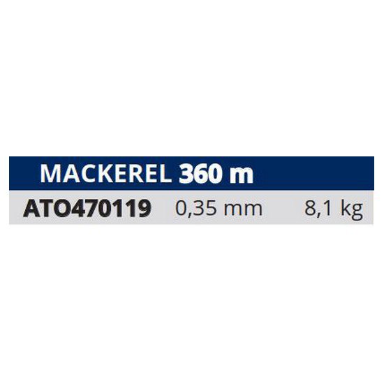 Купить Tortue ATO470119 Mackerel Мононить 360 M Бесцветный Clear 0.350 mm  7ft.ru в интернет магазине Семь Футов