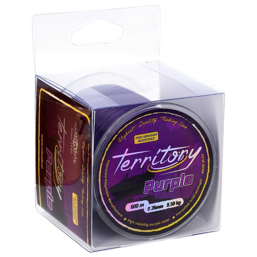 Купить Mikado ZTPUR6-030 Territory Мононить 600 м Фиолетовый Purple 0.300 mm  7ft.ru в интернет магазине Семь Футов