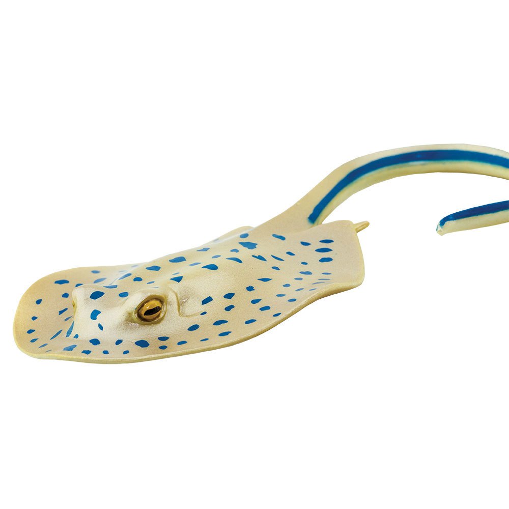 Купить Safari ltd S267329 Blue Spotted Ray Фигура Желтый  White / Blue From 3 Years  7ft.ru в интернет магазине Семь Футов