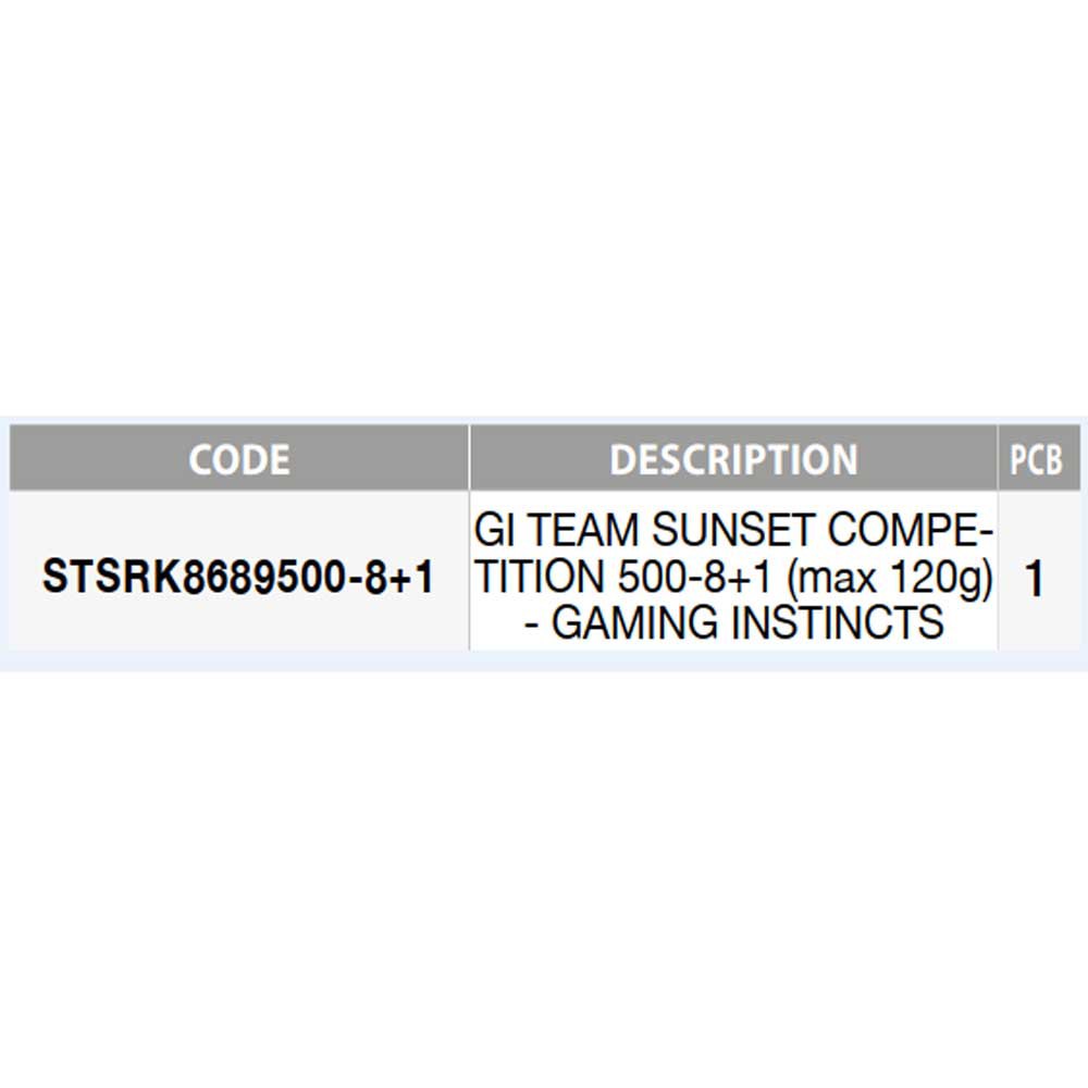 Купить Sunset STSRK8689500-8+1 GI Team Competition Болонский Стержень Черный Grey 5.00 m  7ft.ru в интернет магазине Семь Футов