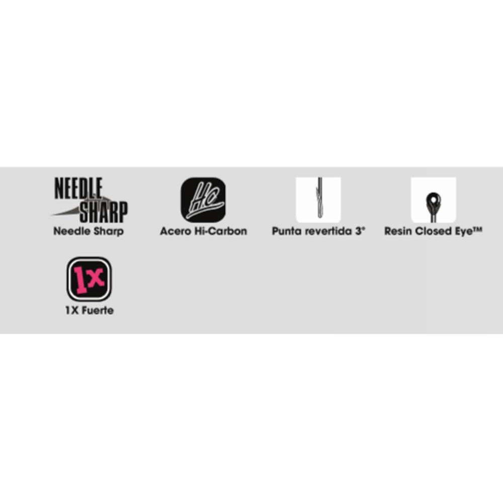 Купить VMC 31VM7342WG05/0E1 7342WG Техасский Крюк Черный  Black Nickel 5/0  7ft.ru в интернет магазине Семь Футов