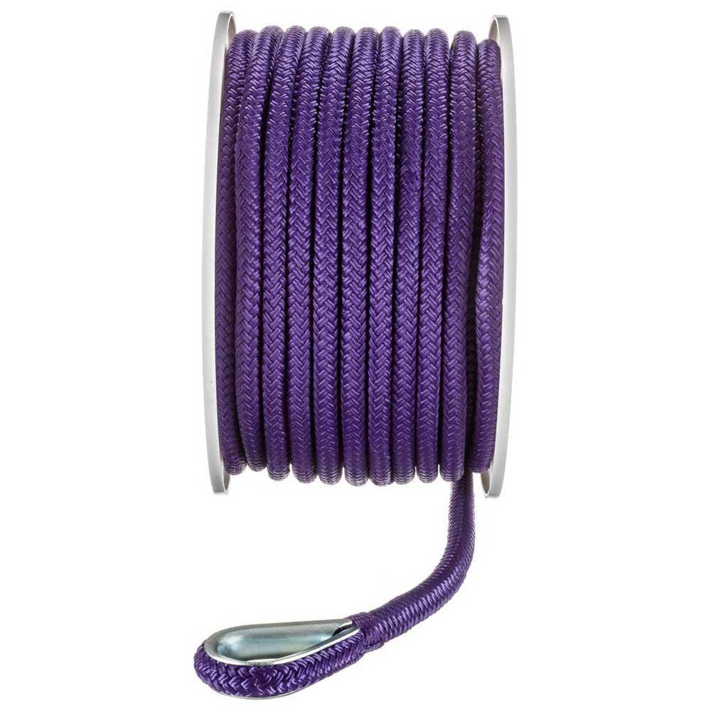 Купить Seachoice 50-42231 Nylon Анкерная веревка с двойной оплеткой 30.5 m Фиолетовый Purple 3/8´´  7ft.ru в интернет магазине Семь Футов