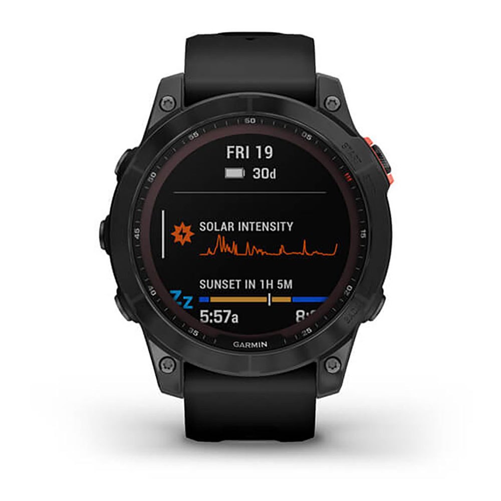 Купить Garmin 010-02540-11 Fenix 7 Solar Часы Черный  Slate Grey / Black 7ft.ru в интернет магазине Семь Футов