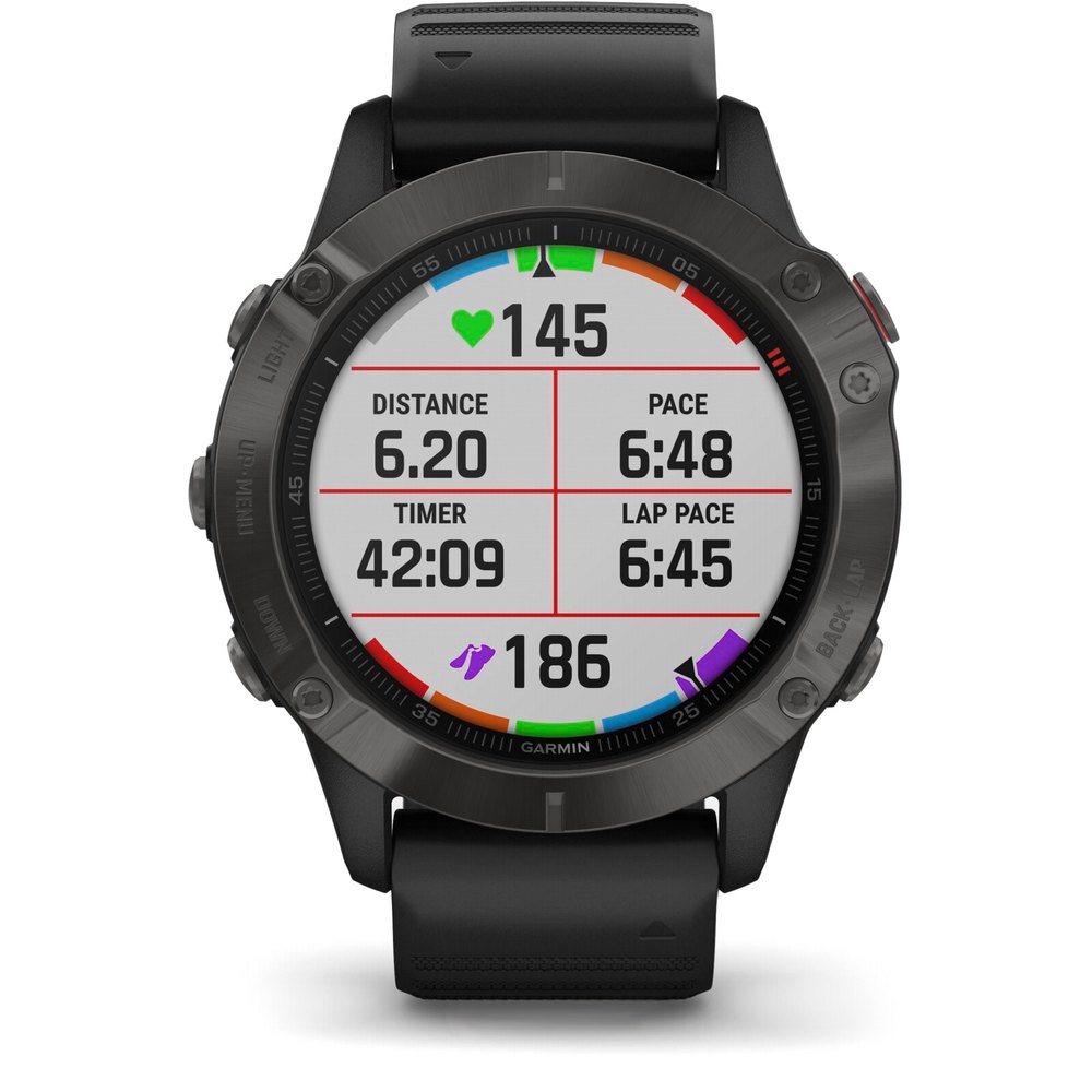 Купить Garmin 010-02158-11 Fenix 6 Sapphire Часы Черный  Black 7ft.ru в интернет магазине Семь Футов