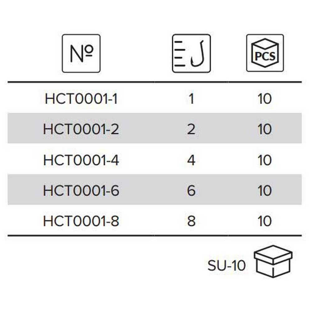 Купить Mikado HCT0001-4 Territory Choody Крючки С Одним Глазком Черный Black 4  7ft.ru в интернет магазине Семь Футов