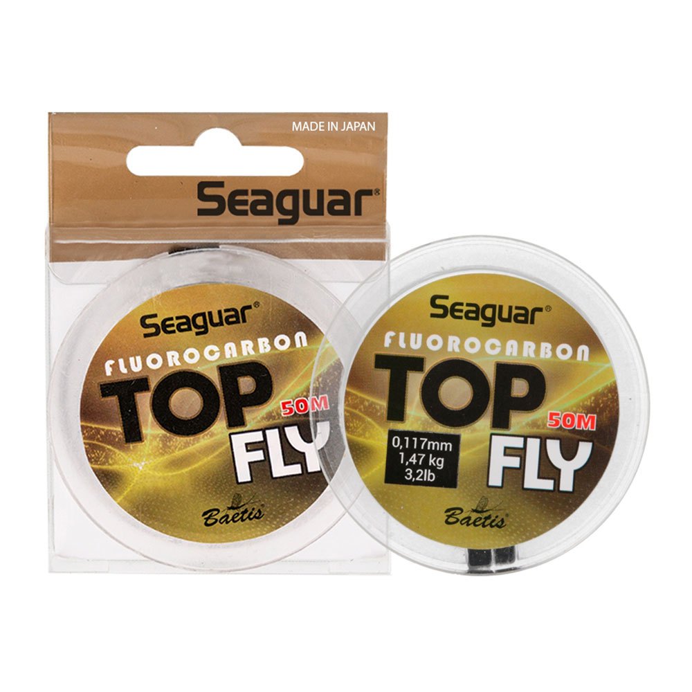 Купить Seaguar BAZNYGA11 Top Fly 50 M Фторуглерод Бесцветный Transparent 0.117 mm  7ft.ru в интернет магазине Семь Футов