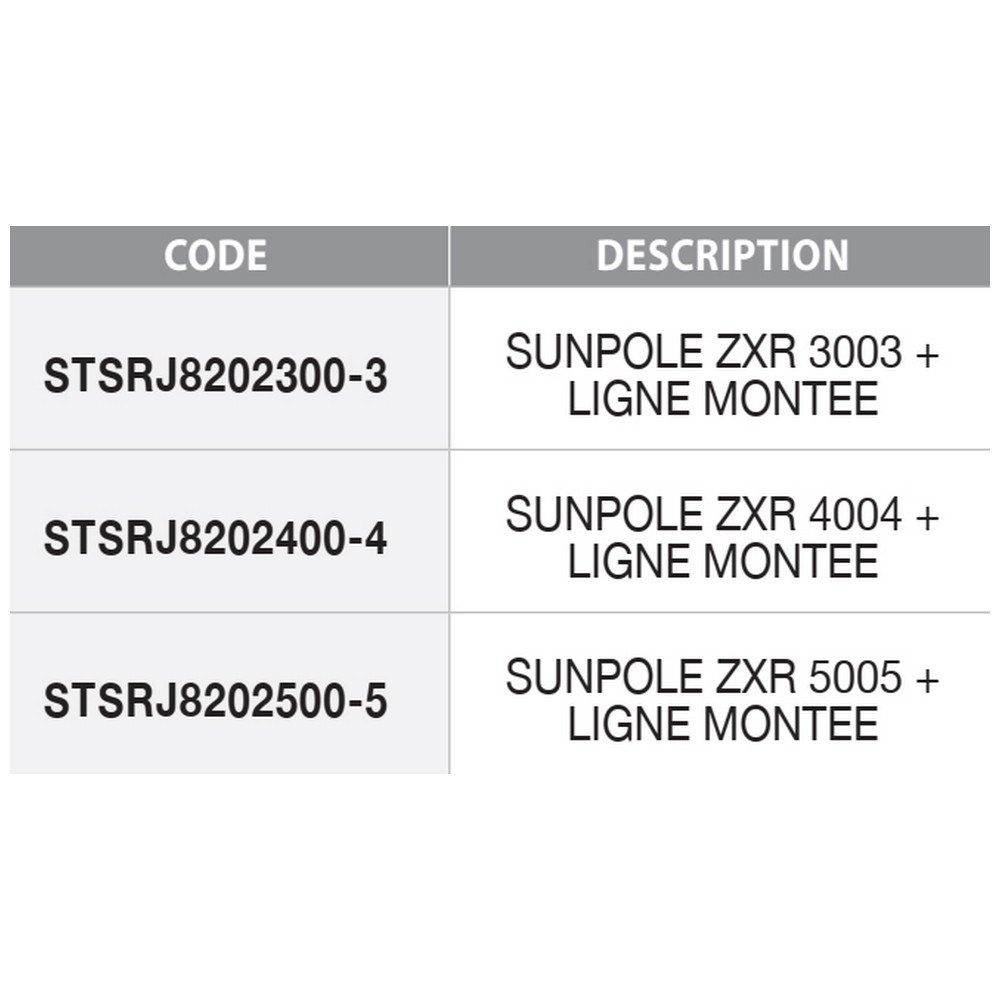 Купить Sunset STSRJ8202500-5 Sundock ZXR 5005 Удочка Переворота Голубой White 5.00 m  7ft.ru в интернет магазине Семь Футов