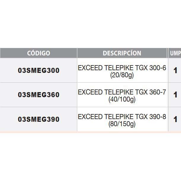 Купить Sert 03SMEG360 Exceed Telepike TGX Болонский Стержень Черный 3.60 m  7ft.ru в интернет магазине Семь Футов