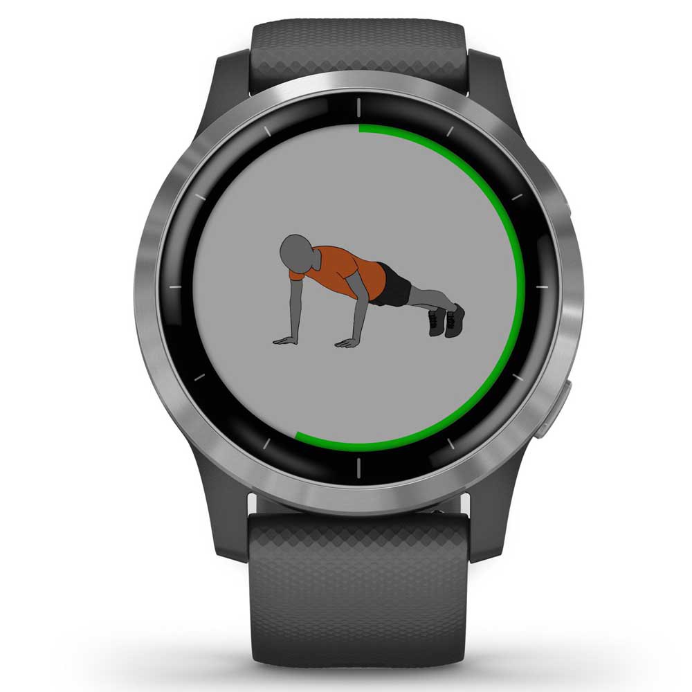 Купить Garmin 010-02174-02 Vivoactive 4 Часы Серый  Shadow Grey 7ft.ru в интернет магазине Семь Футов